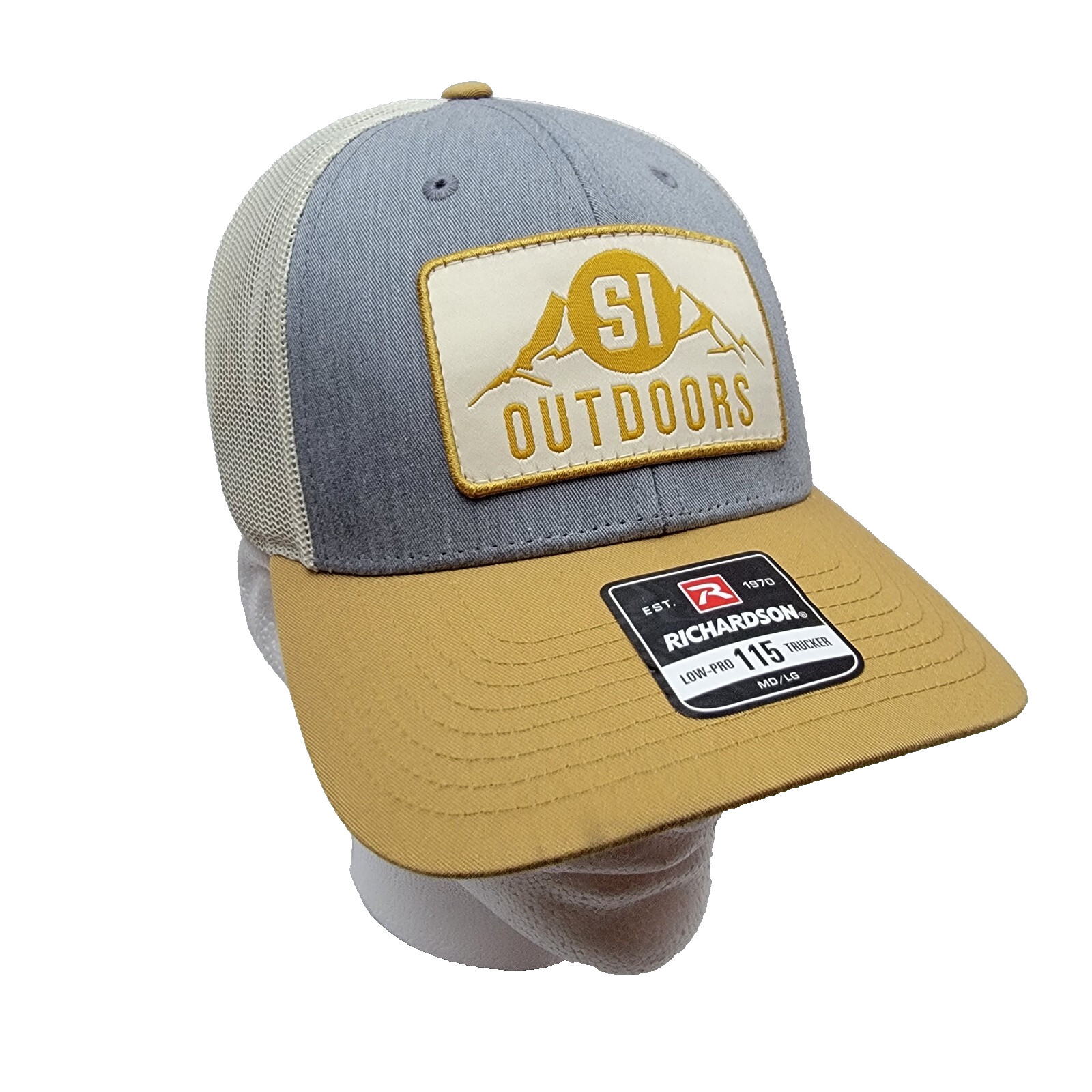 Richardson SI Outdoors Cap Snapback New with Tags Low-Pro 115 Trucker MD/LG