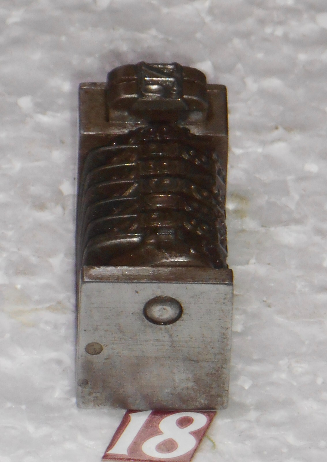 Reverse letterpress numbering machine | 18
