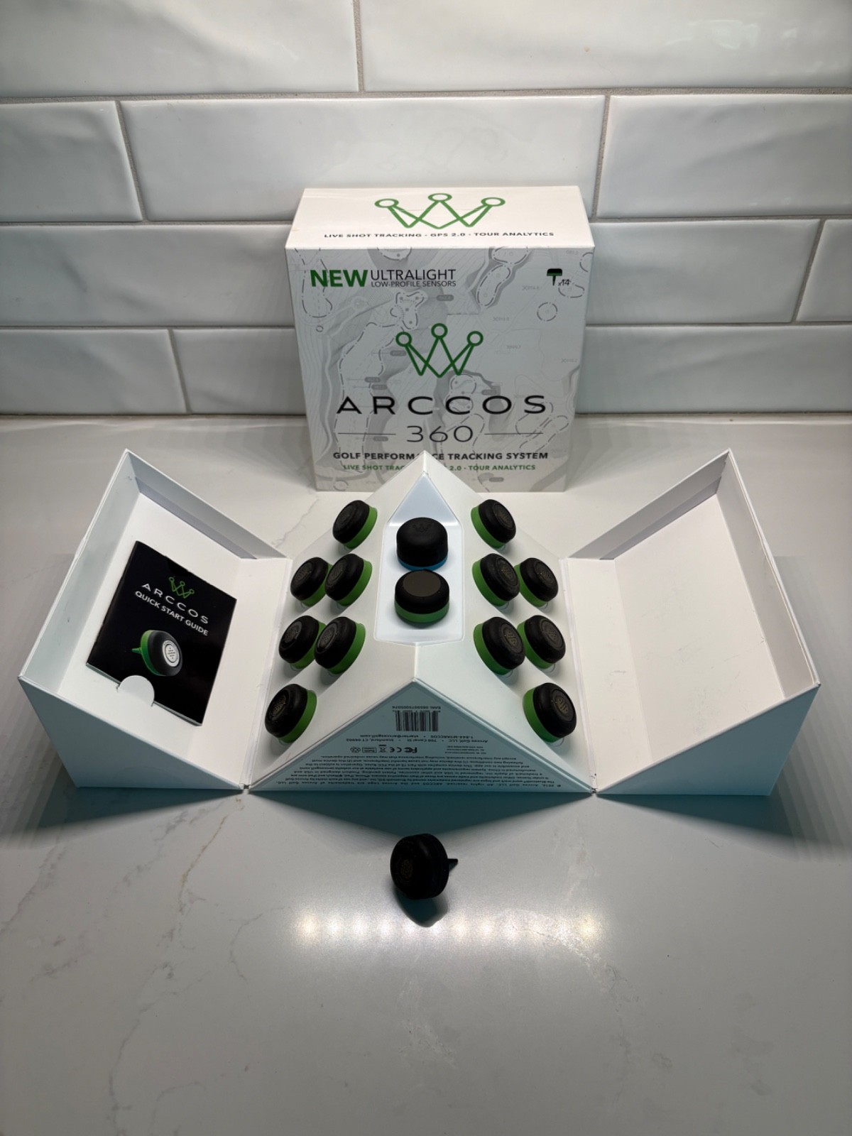 Arccos 360 Golf Performance Tracking System GPS 2.0 Tour Analytics