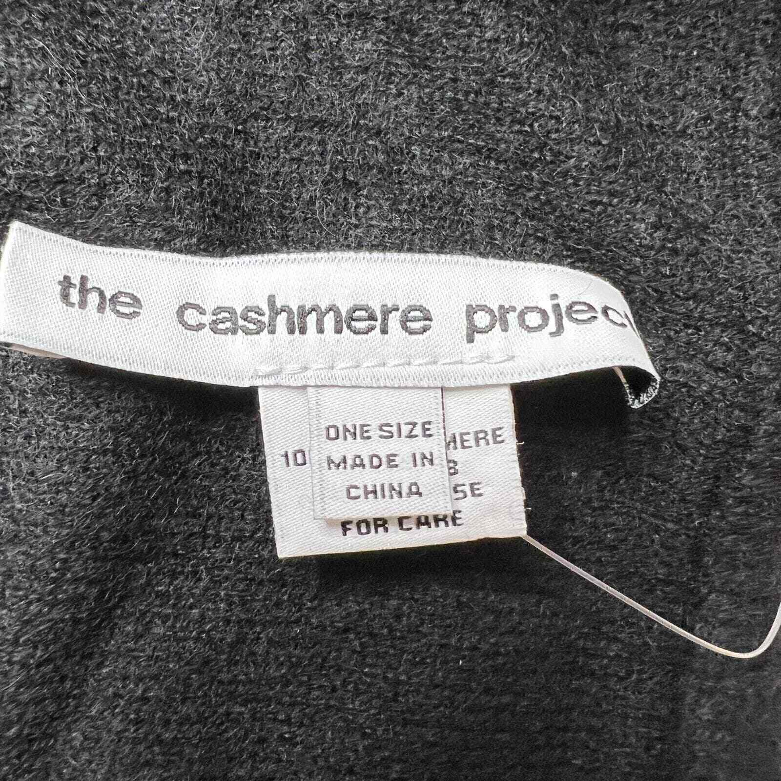 The Cashmere Project Black Hat with Pearls New