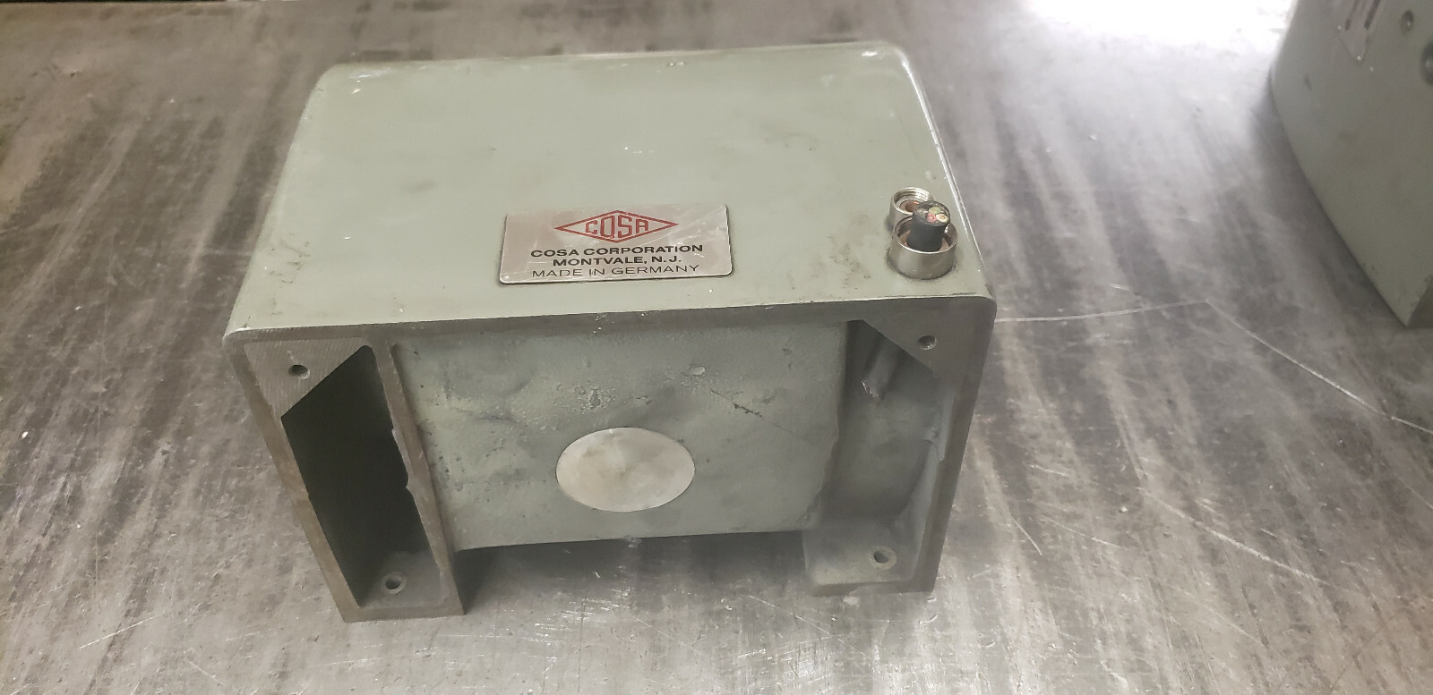 Deckel SOE Grinder DUST EXHAUST HOUSING W/FAN.  Machine s/n-SOE/78-4115