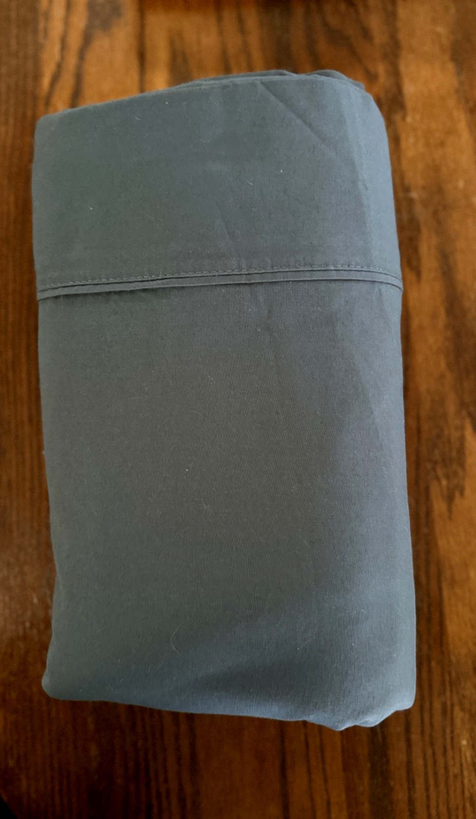 EUC Ruvanti King Flat Sheet, No Pillowcases. Dark Gray.  Polyester