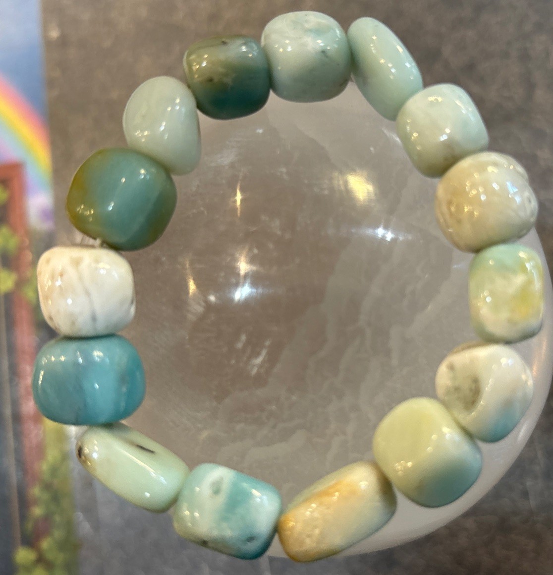 Amazonite Nugget Bracelet 10-13 Mm