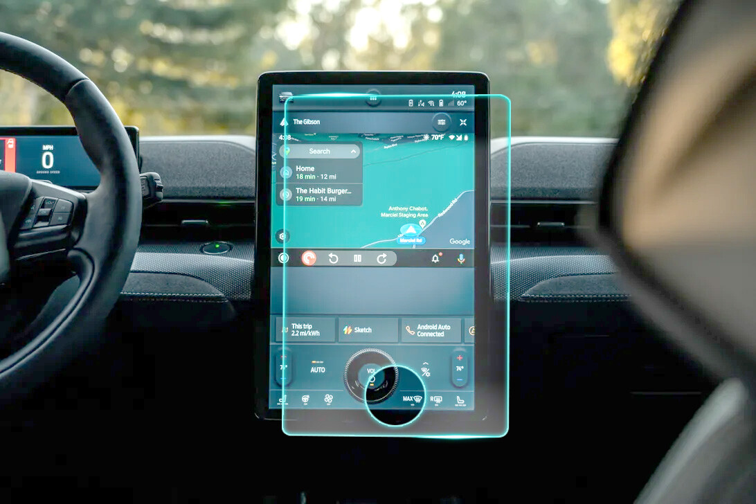 Crystal Clear Screen Protector for 2022 Ford Mustang Mach-E Vehicle Navigation