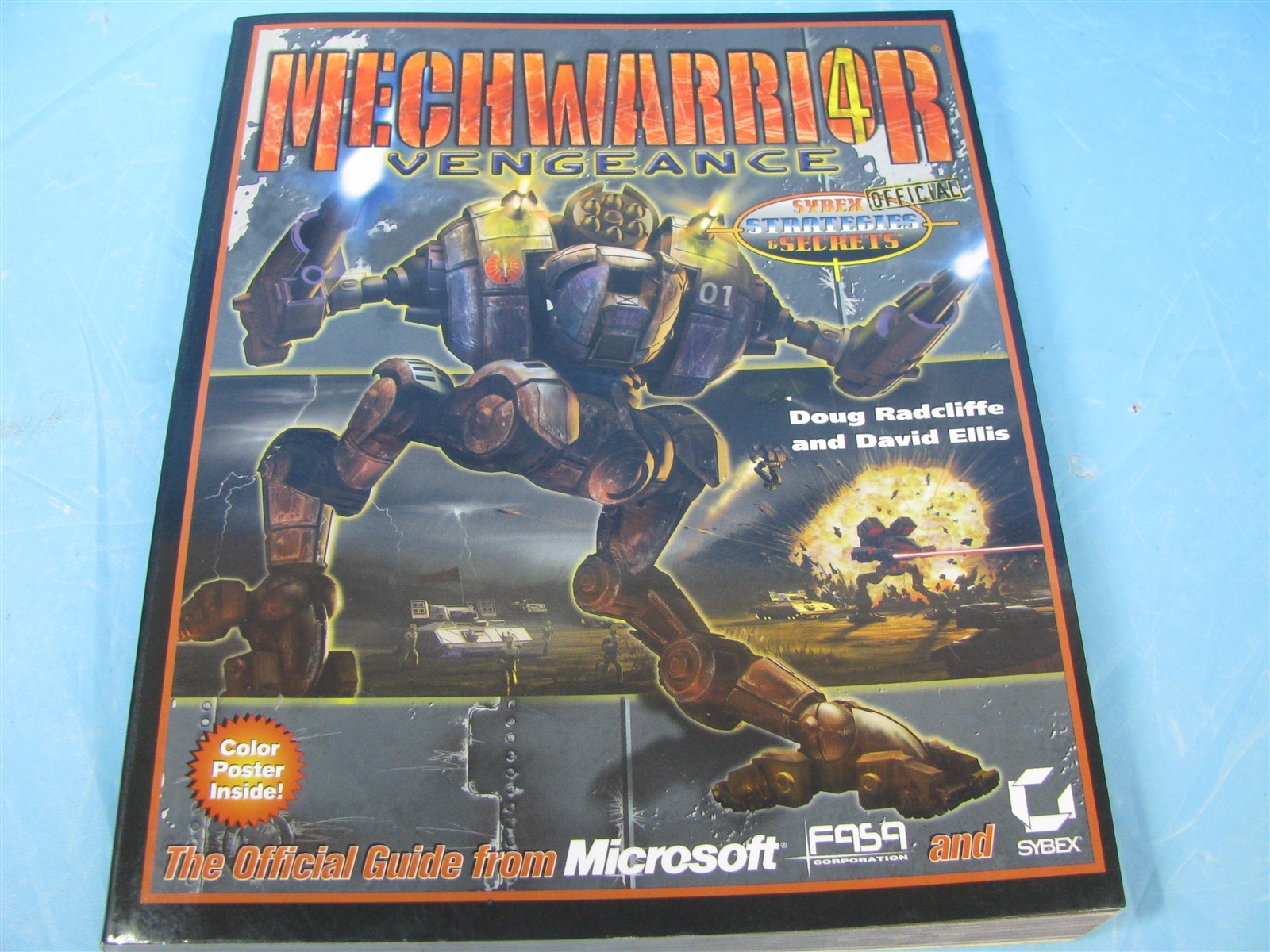 2000 MechWarrior 4 Vengeance Sybex Official Strategy Guide - FREE SHIPPING