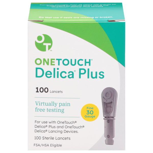OneTouch Delica Extra Fine 33 Gauge Lancets