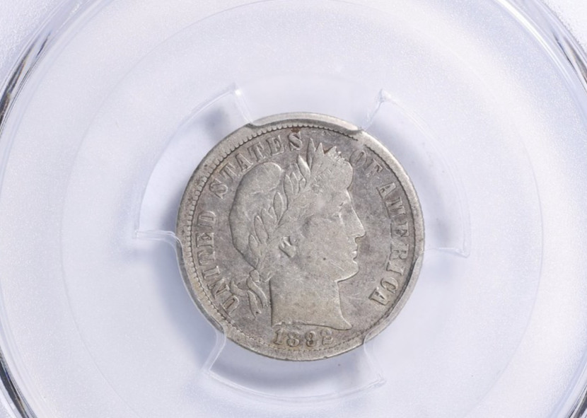 1892-O Barber Dime : PCGS VF20