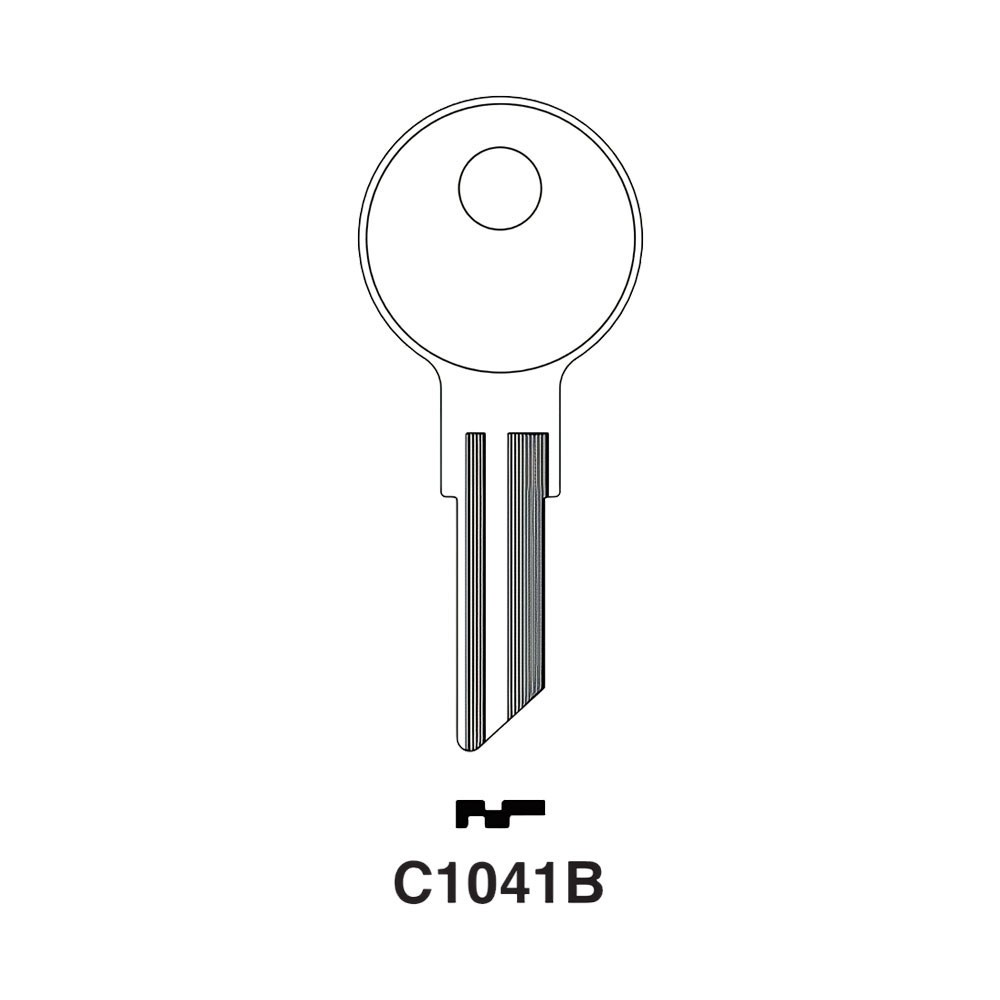 C1041B Key Blank Nickel