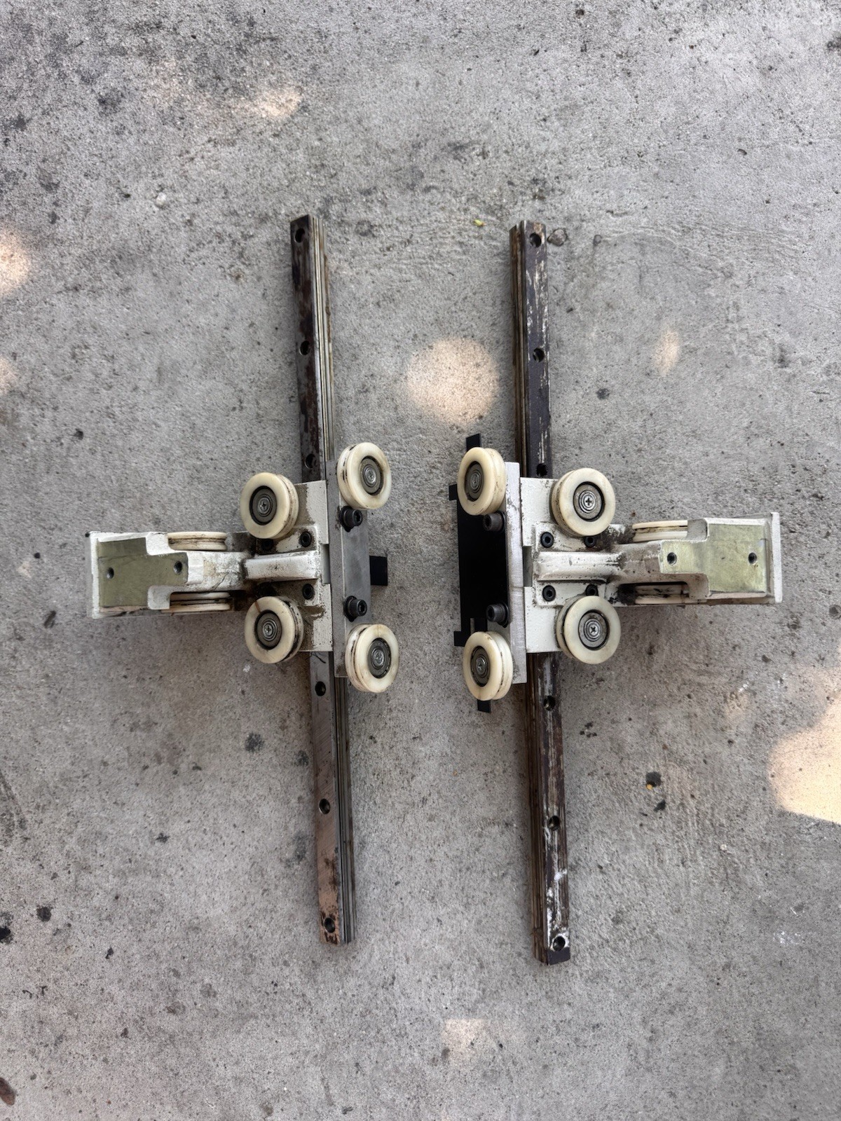 Brother BAS 415 01Y Axis Linear Guide Y Carriage pulleys Used As Shown 2pcs