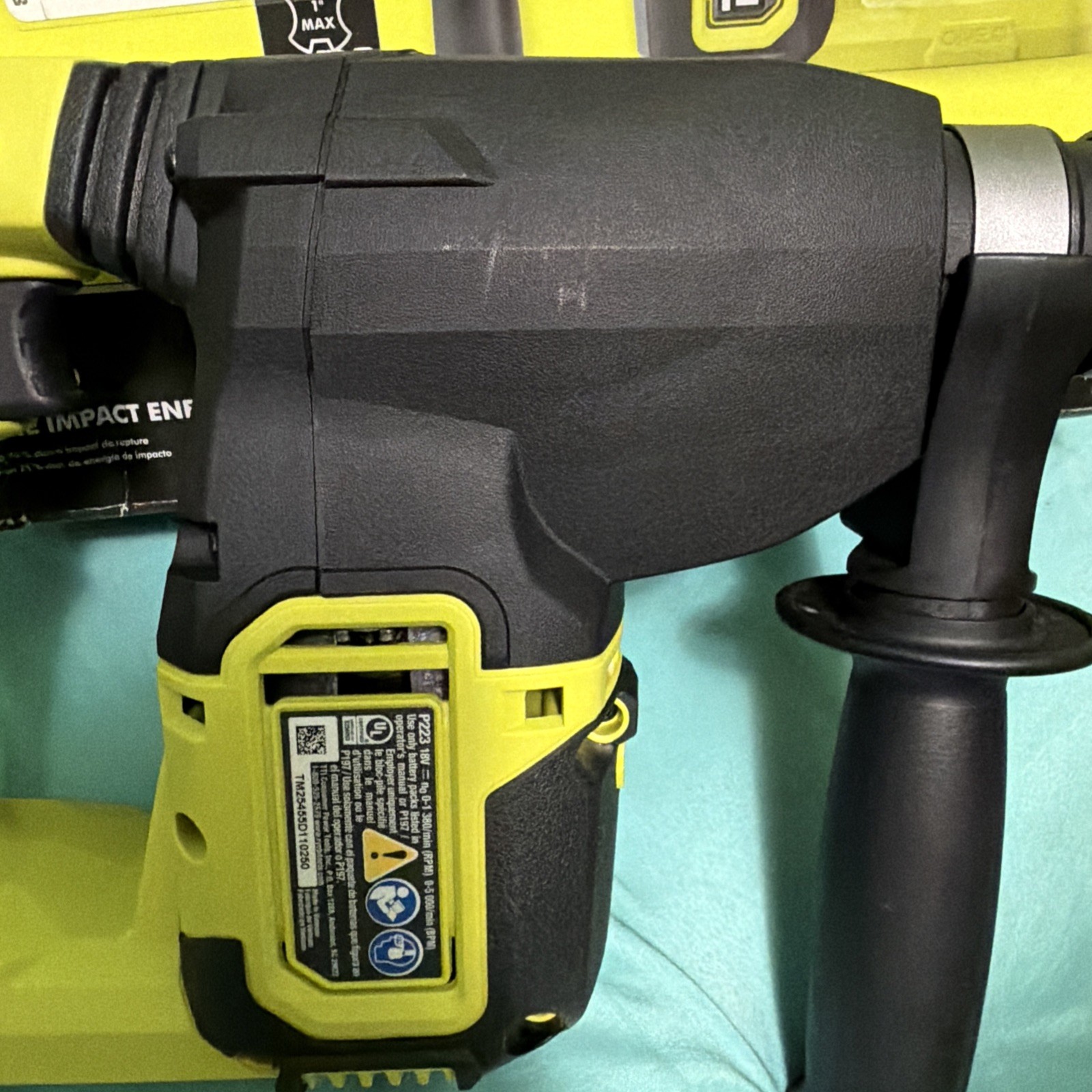 Ryobi P223 18V 1 inch Cordless Rotary Hammer Drill