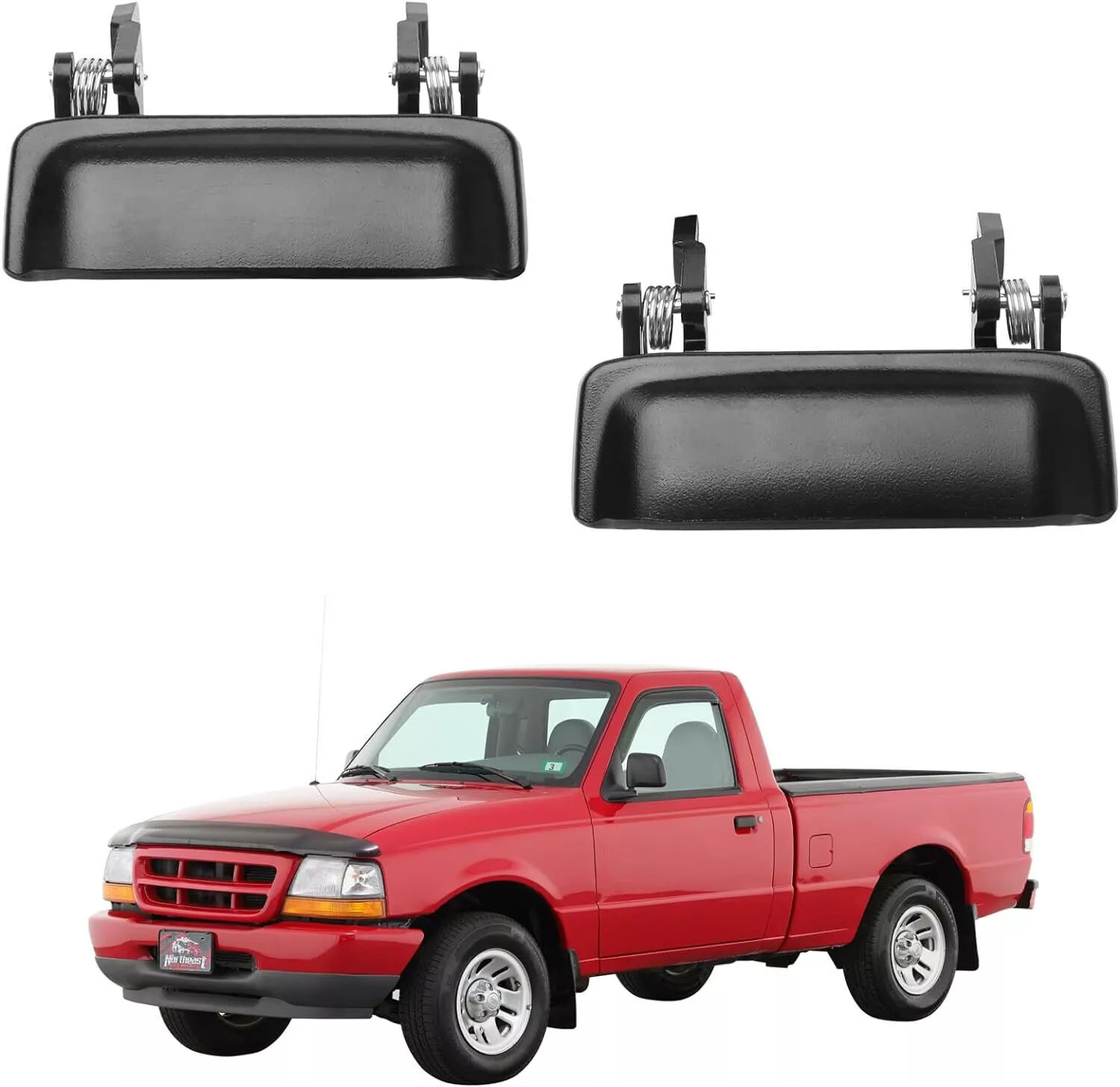 Metal Exterior Door Handle Driver Passenger Side Kit For 98-11 Ford Ranger Mazda