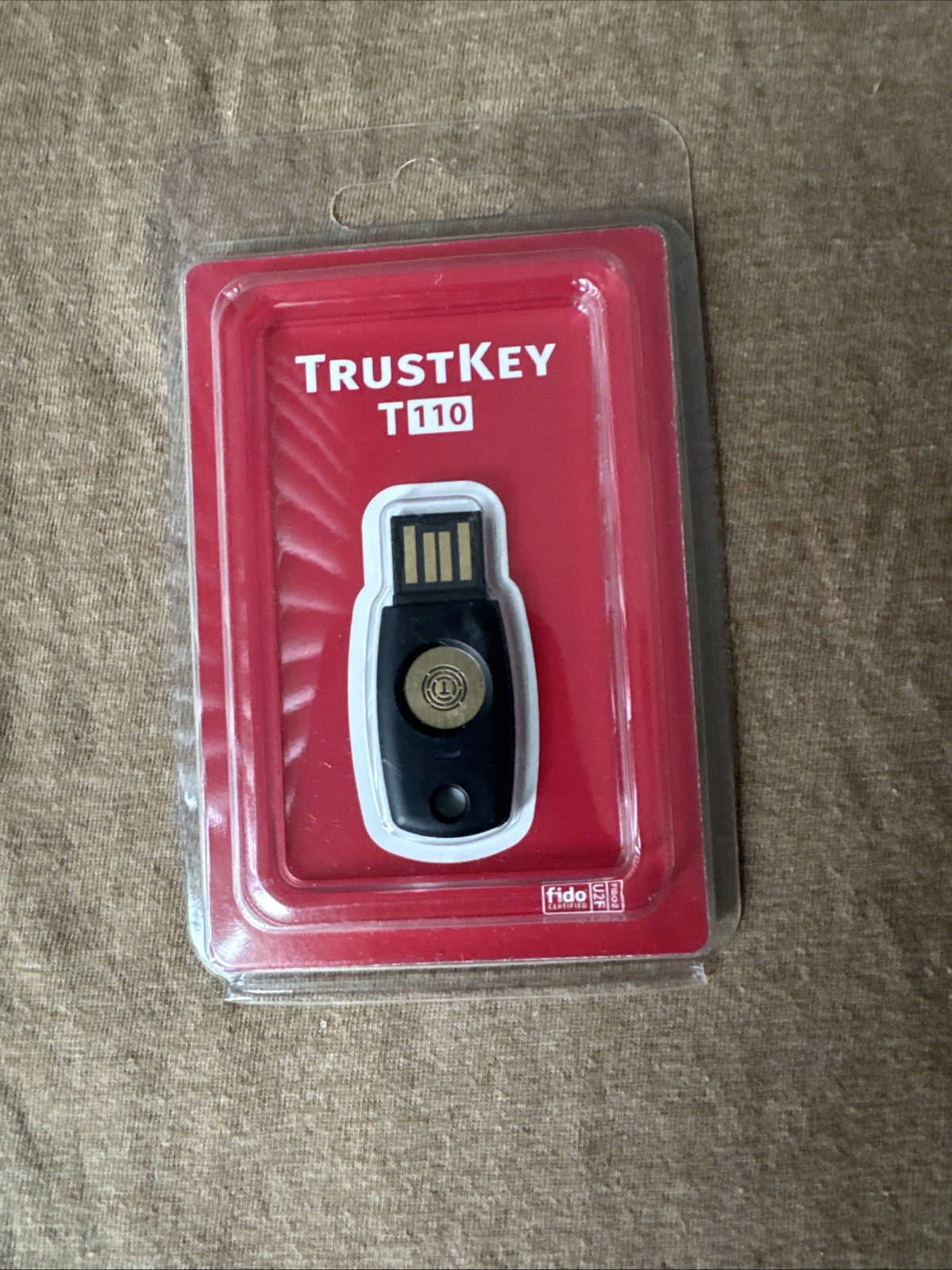 FIDO Security Key TrustKey T110 FIDO2 U2F Two Factor Authentication USB Key Type