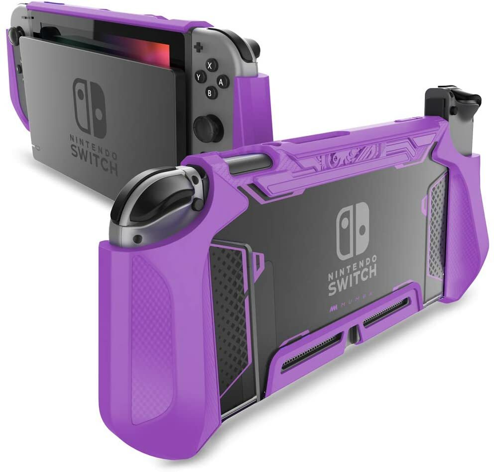 For Nintendo Switch Console Joy-Con, Mumba Dockable Case Grip Cover Back Shell