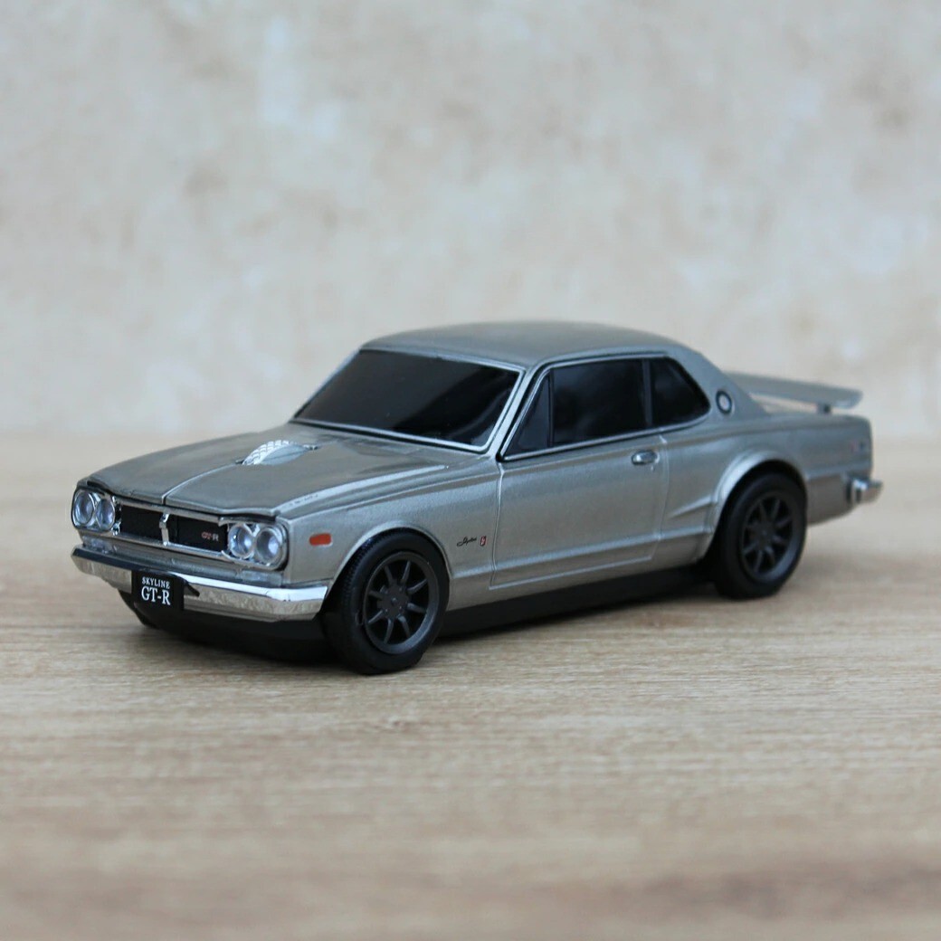 NISSAN SKYLINE 2000GT-R KPGC10 type Car Wireless PC Mouse Silver Bluetooth