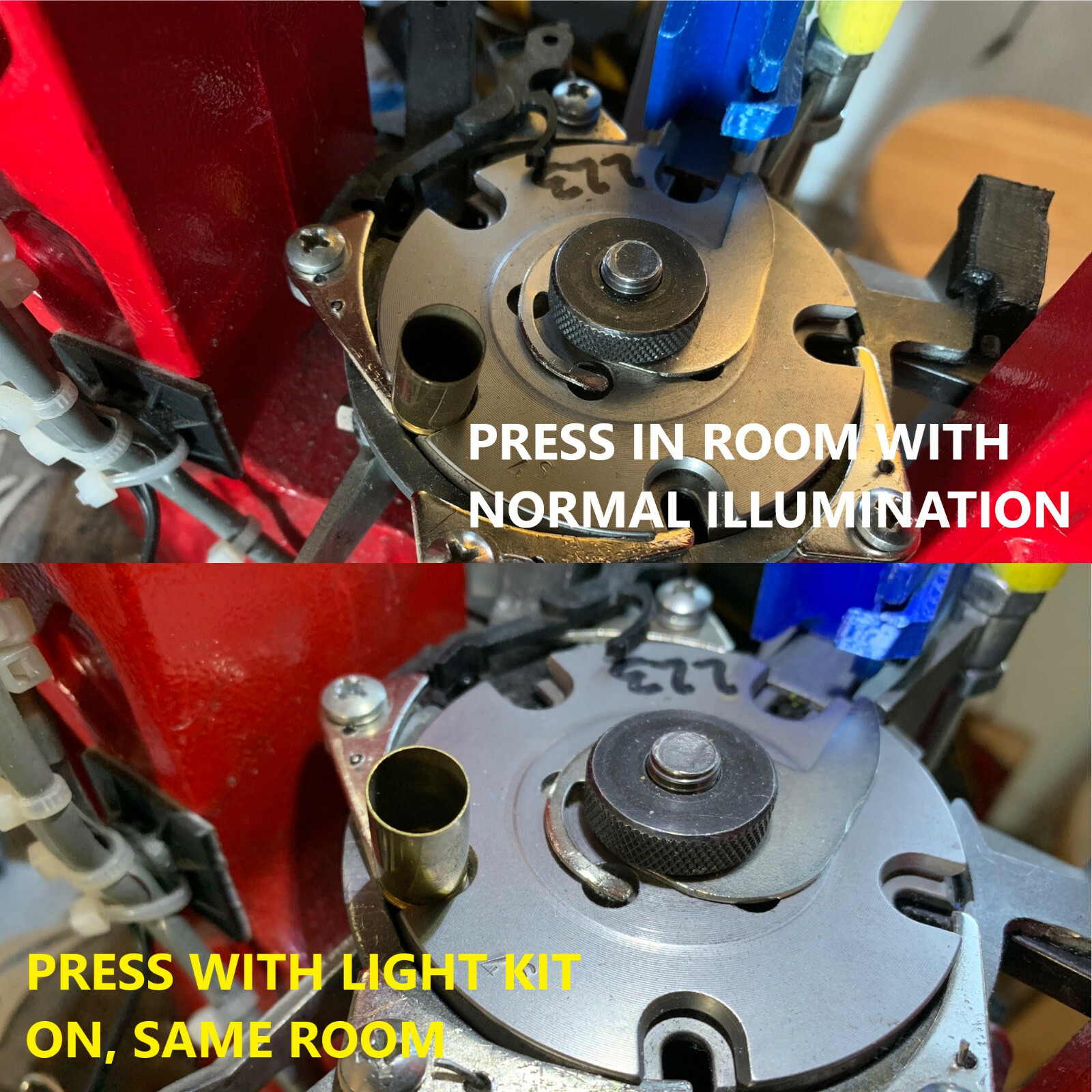 WORK LIGHT KIT for LEE LOADMASTER PRESS W/SWITCH AND POWER SUPPLY SOLUTION