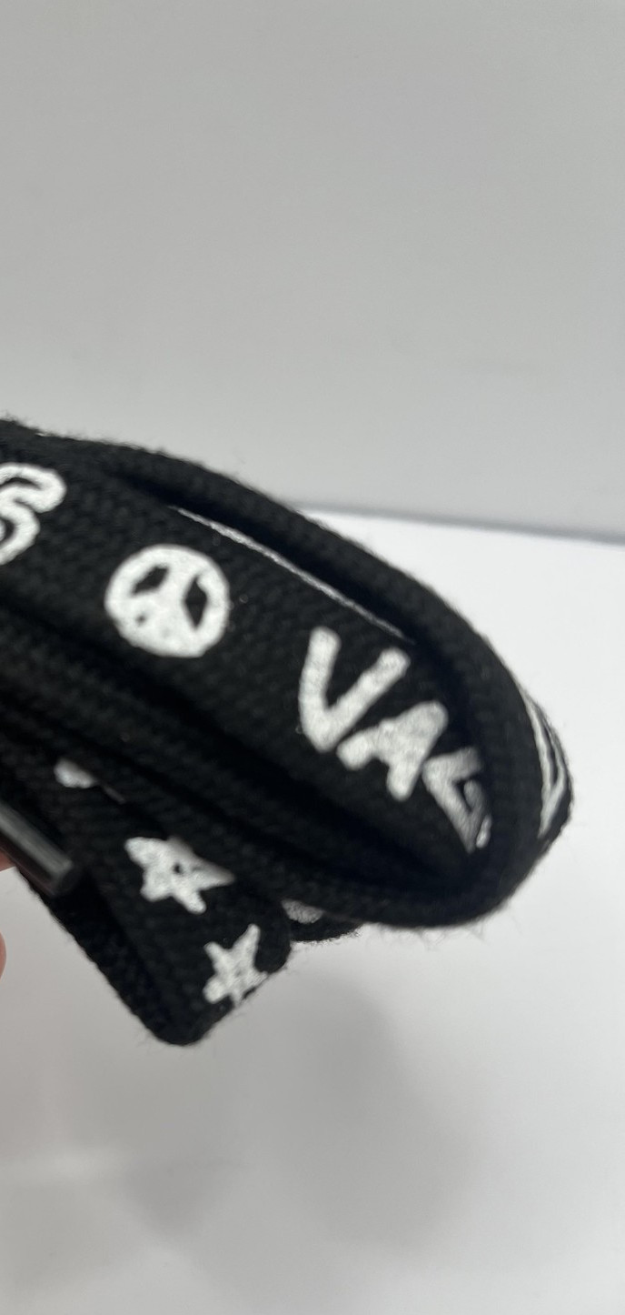 Yague Studios Shoelaces Belt Black 84"
