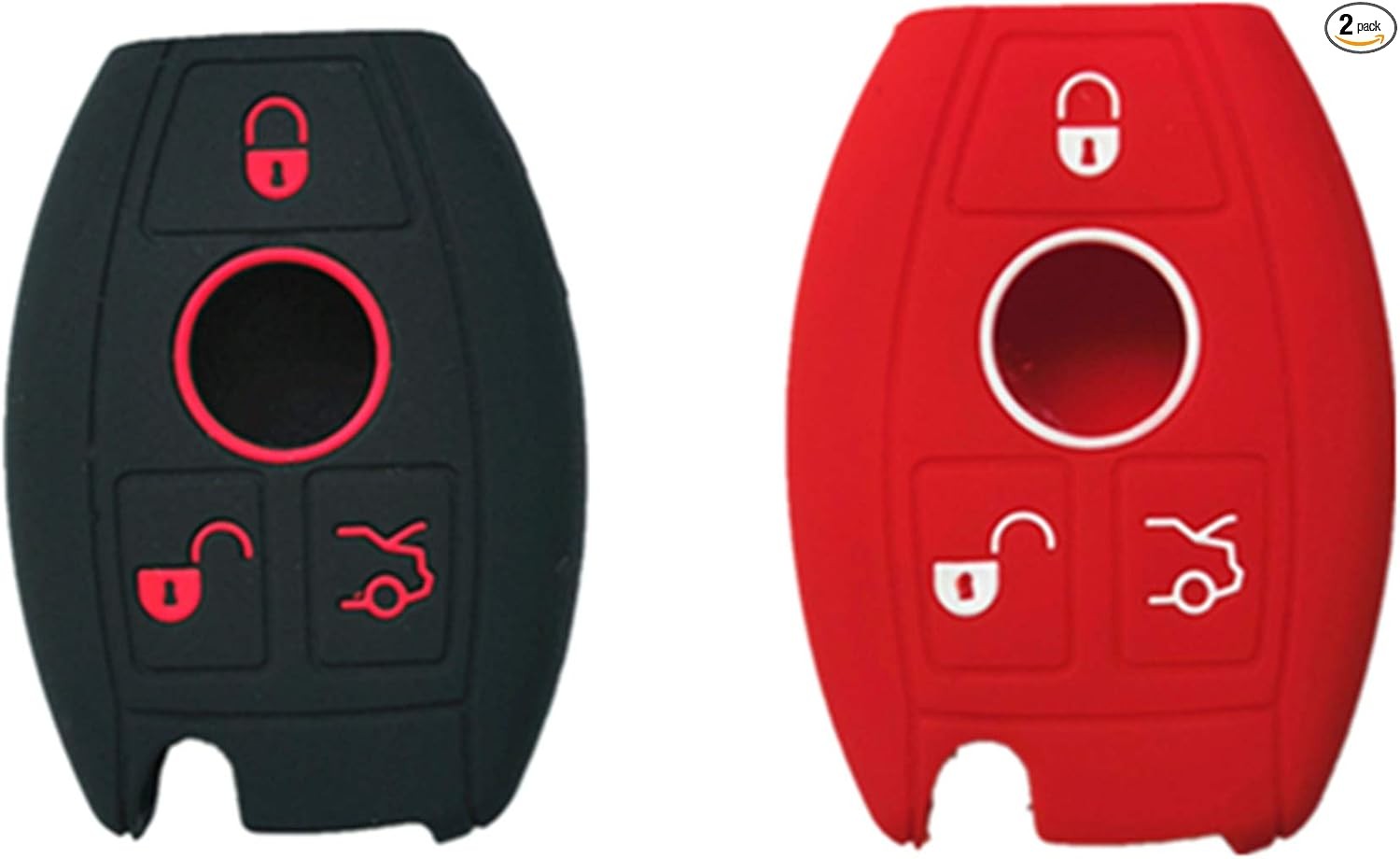 Silicone Key Fob Cover Protector Fit for W203 W210 W211 W204 C E R CL GL S SL BG