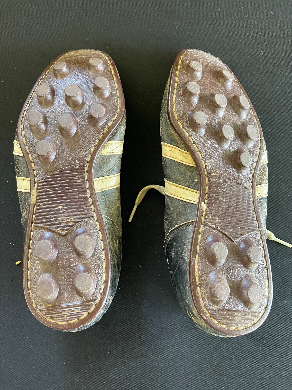 VTG Wilson Soccer/Football Cleats Shoes Made in USA Sz 7 Model 993