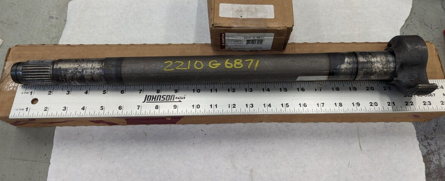 2210G6871 International By Meritor Camshaft Brake LH 20 13/32 x 1 1/2 28 Spline