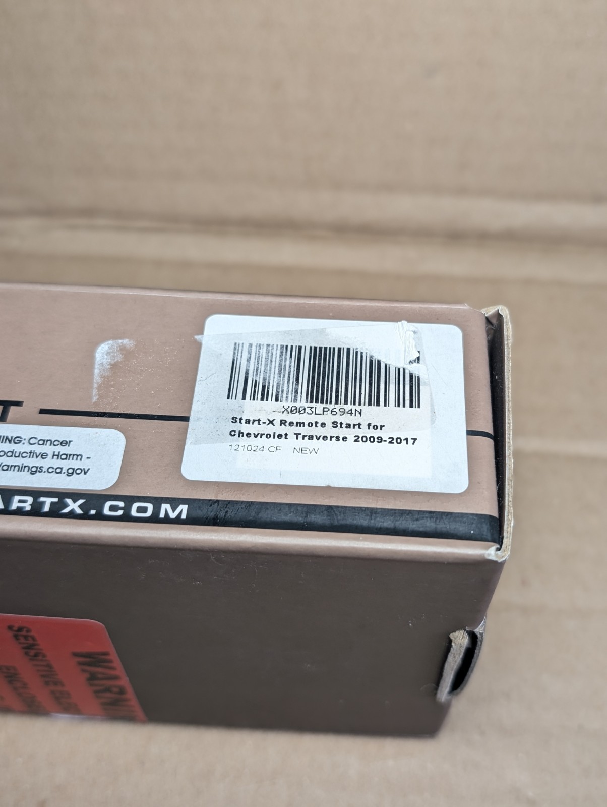Start-X Remote Starter Kit CHEVY TRAVERSE (2009-2017) Key Ignition Only