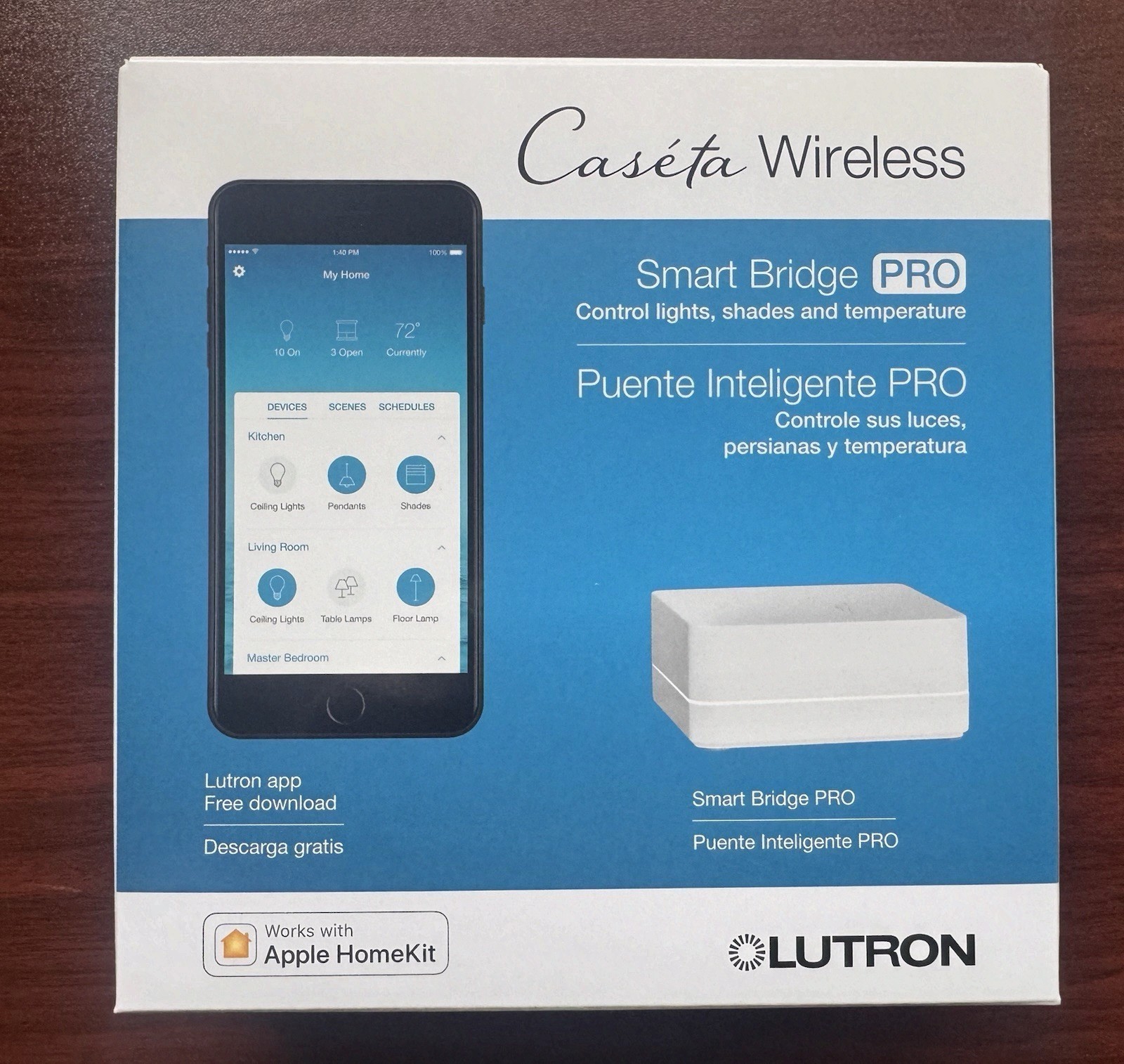 Lutrσn Caseta L-BDGPRO2-WH - PRO Smart Bridge for Caseta System