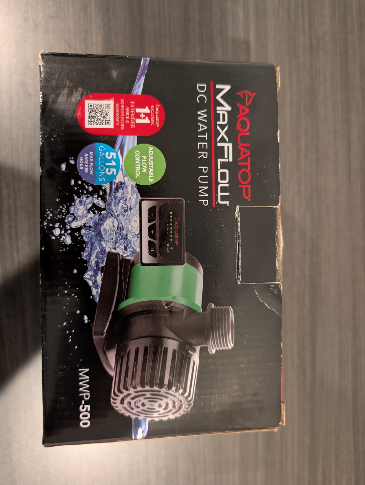 Aquatop MaxFlow DC Water Pump with Controller 515 GPH Aquarium Pump Still New
