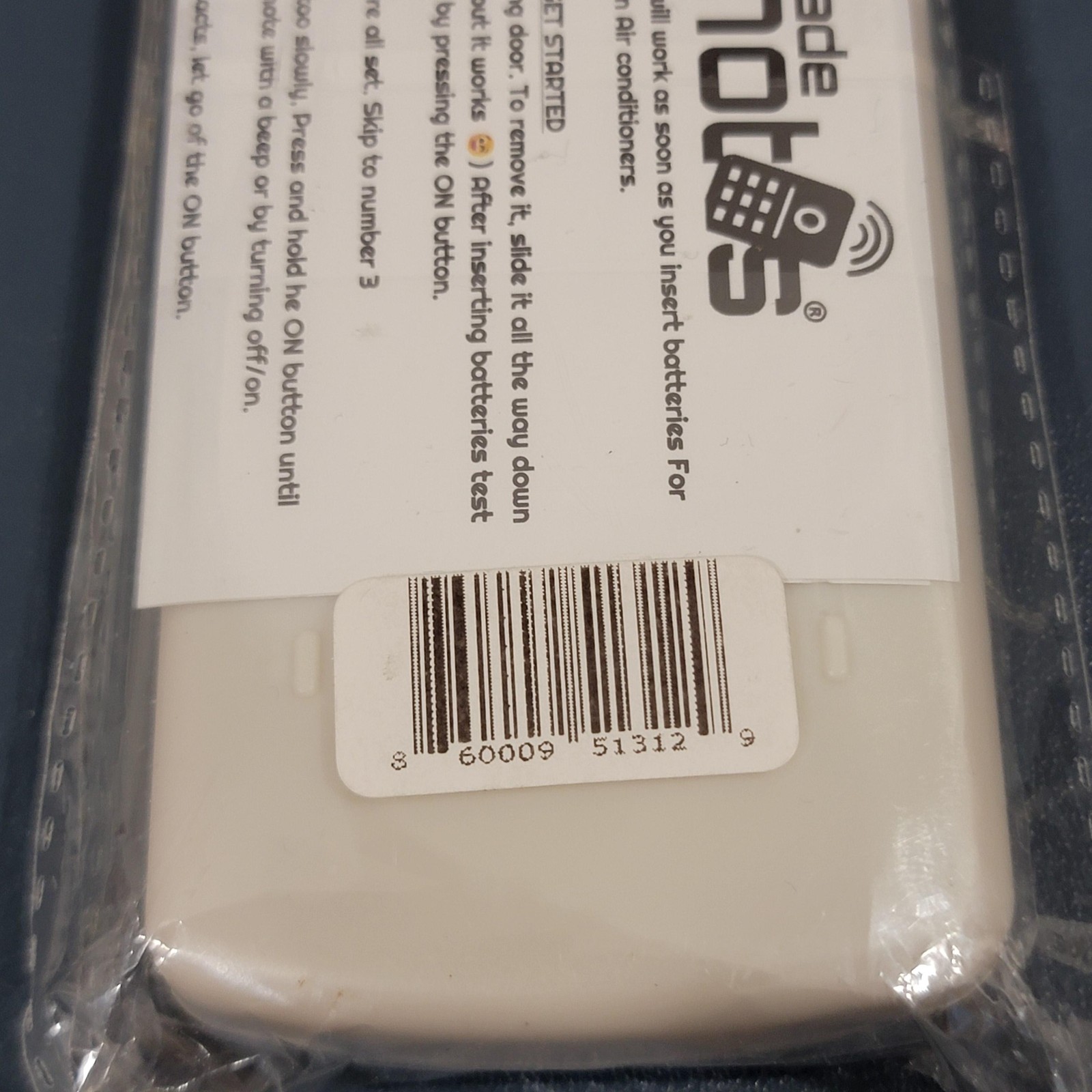 Remade Remotes Replacement Remote Control LCD Screen White Sealed Packaging