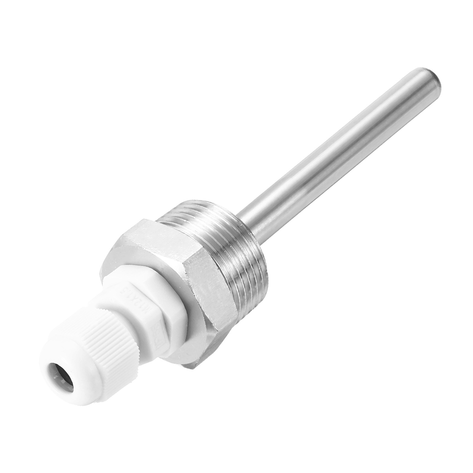 8mm Dia G3/4 Thermowell Weldless Stainless Steel 304 100mm White