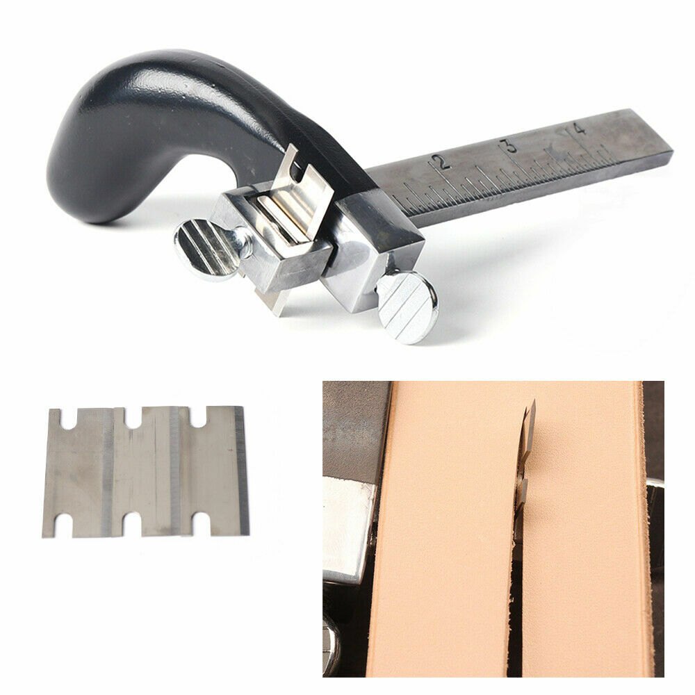 Leather Strap Cutter Splitter Machine Leather Belt Strip Cutting Skiver Tool