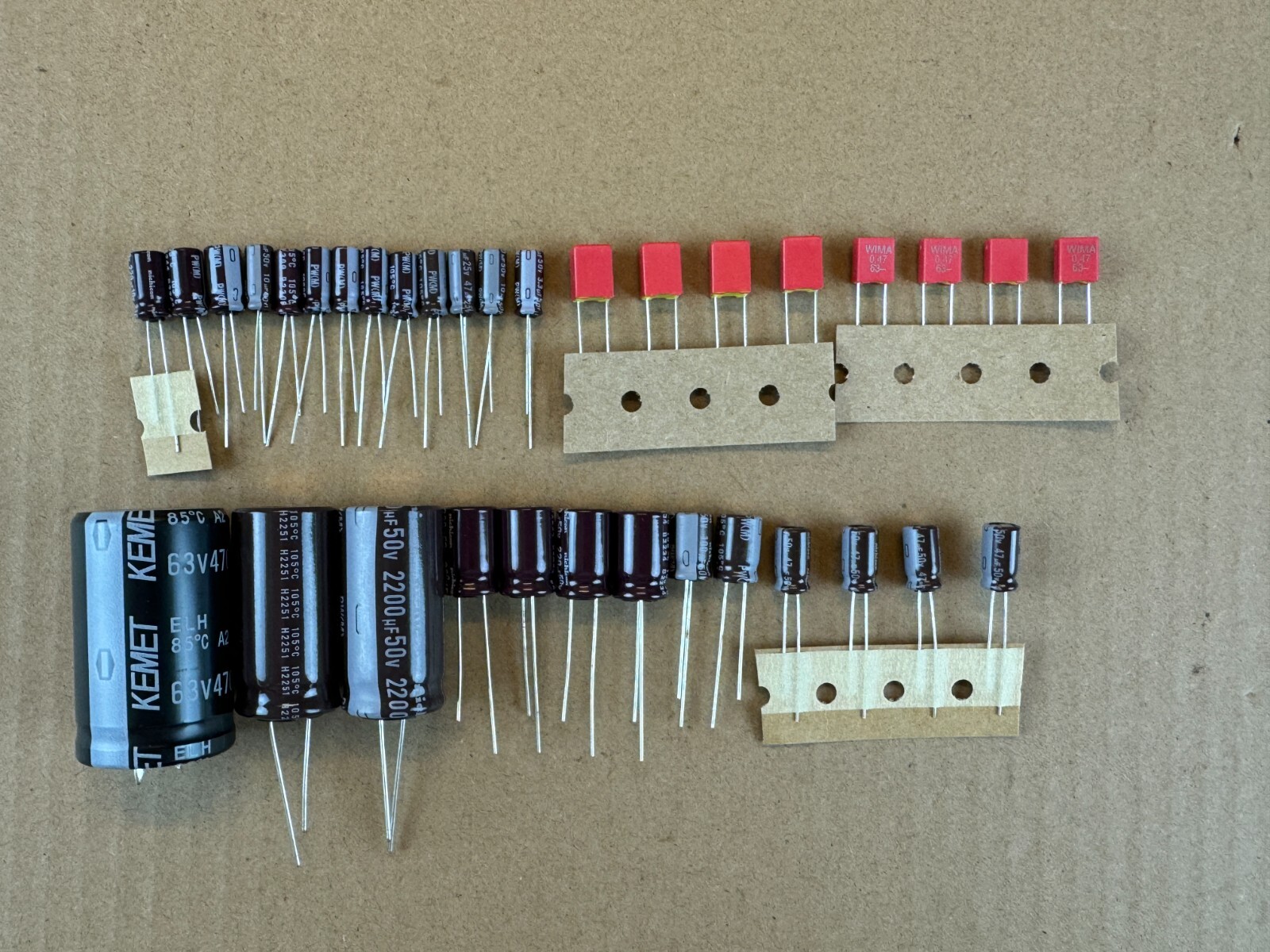 Realistic SA-1000 Amplifier Recap Kit Complete Set