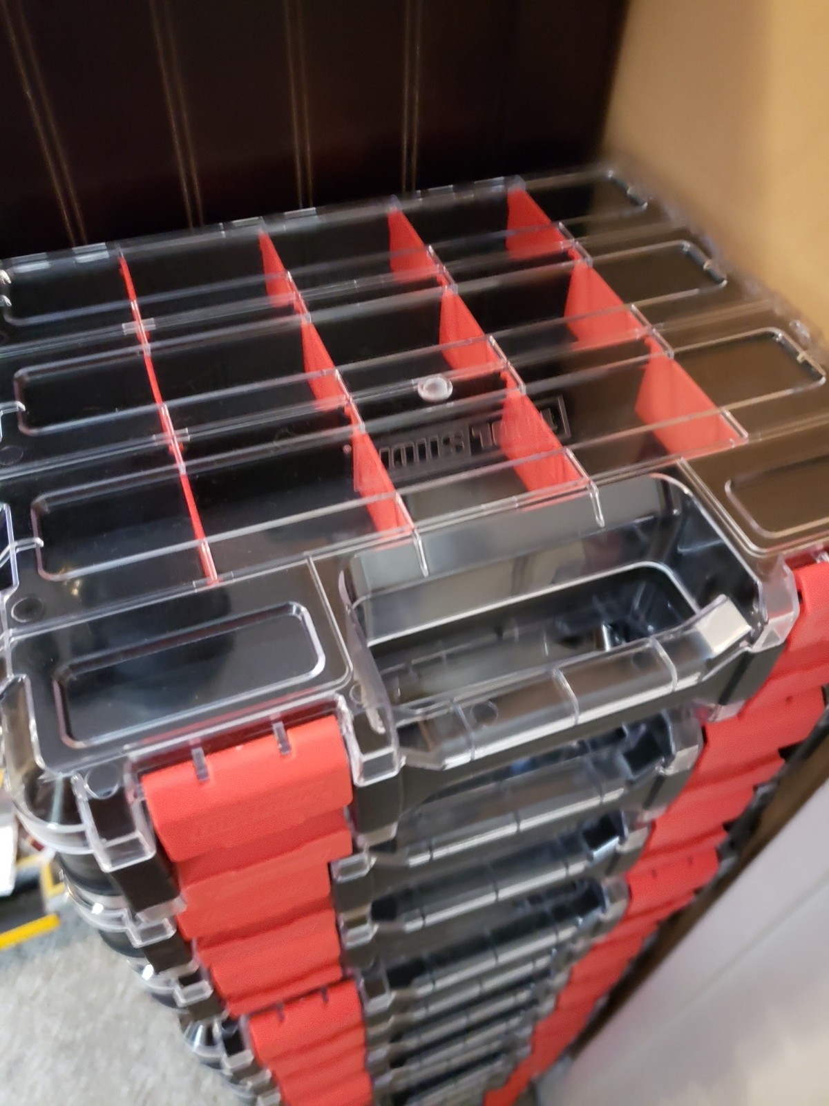 Small Parts Organizer 34-Compartments Double Sided with Removable Dividers