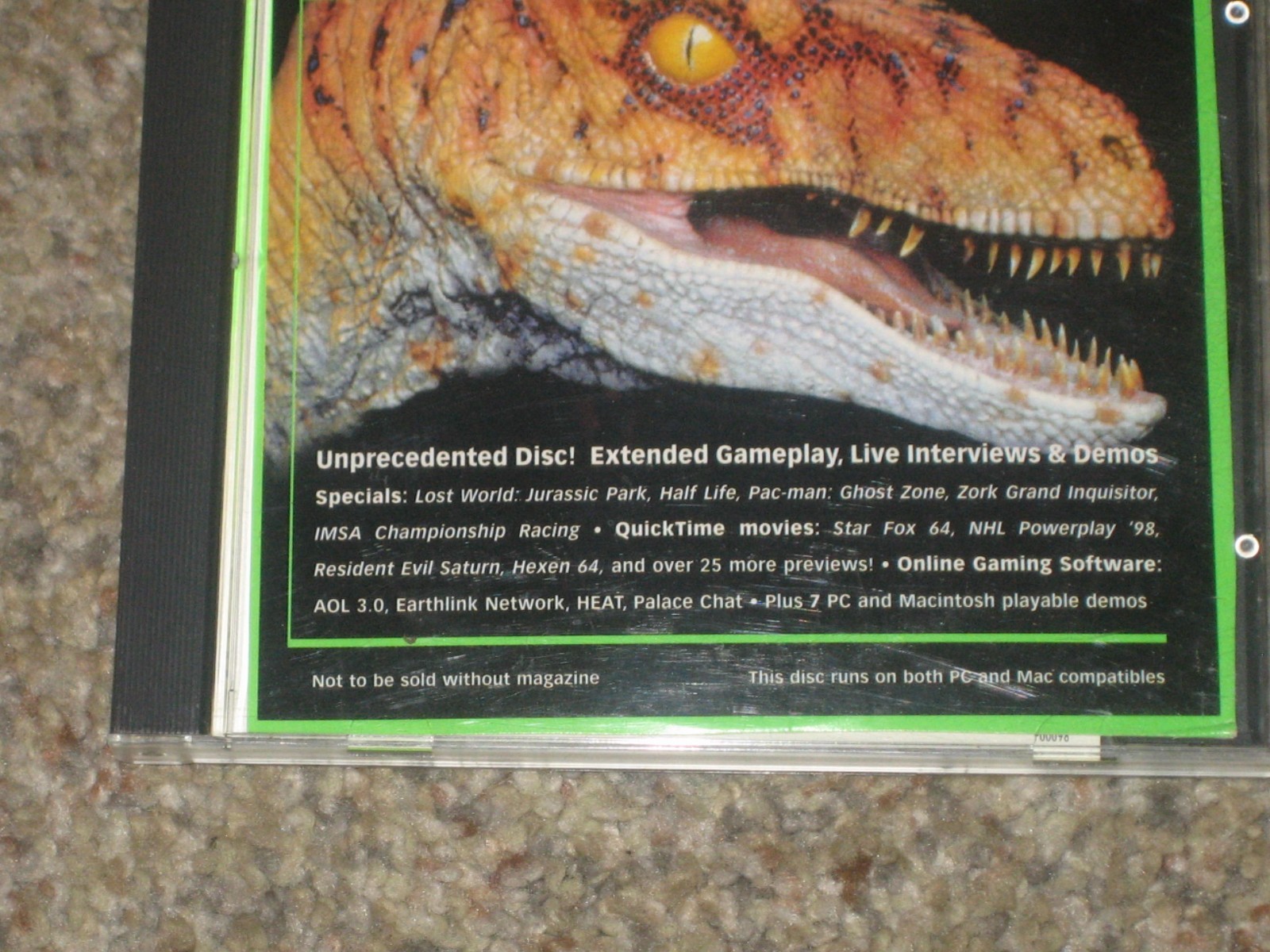 NEXT GENERATION AUG 1997 CD-ROM GAMING CDROM JURASSIC PARK, PAC-MAN, ECT.