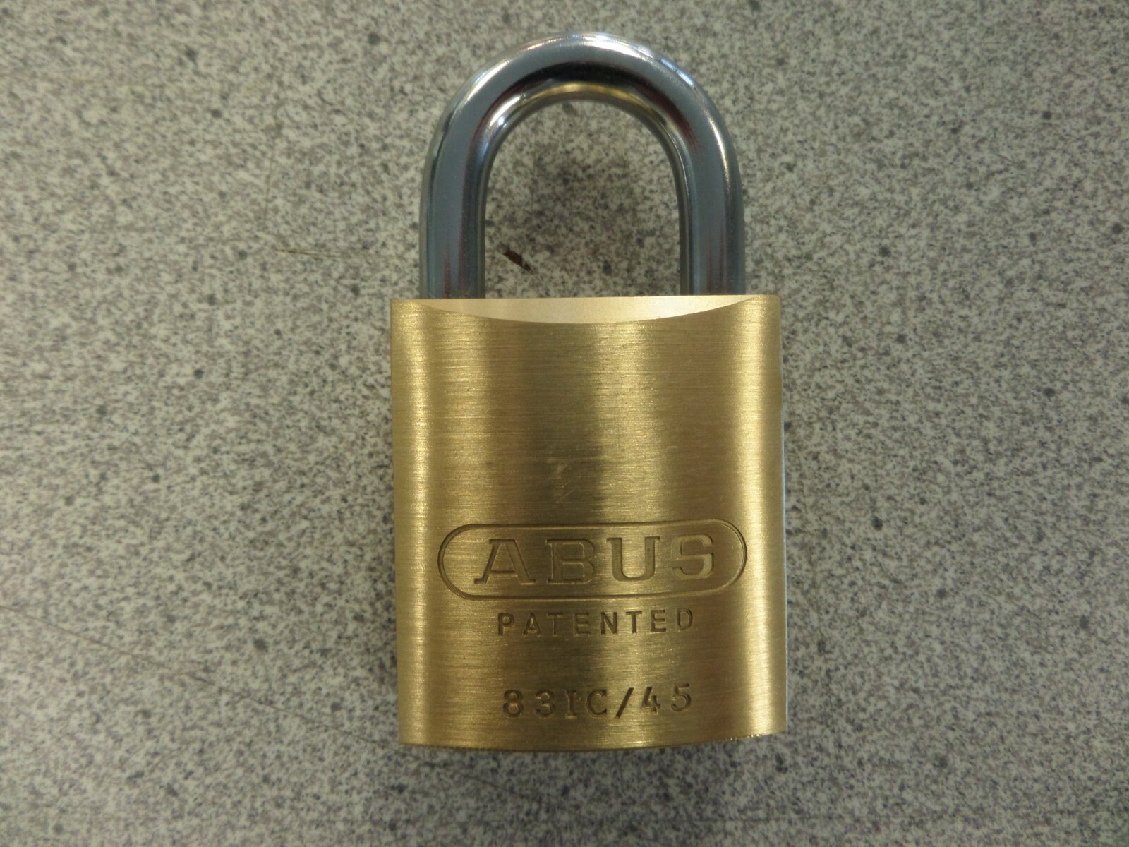 ABUS 83IC/45 BEST STYLE SMALL FORMAT IC CORE BRASS PADLOCK