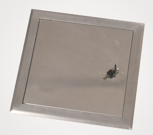 20" x 20" System AluLight Exterior & Interior Access Door w/ Key Lock