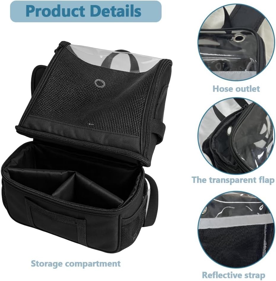 Oxygen Concentrators Backpack - POC Carrying Bag Compatible with Inogen One G...