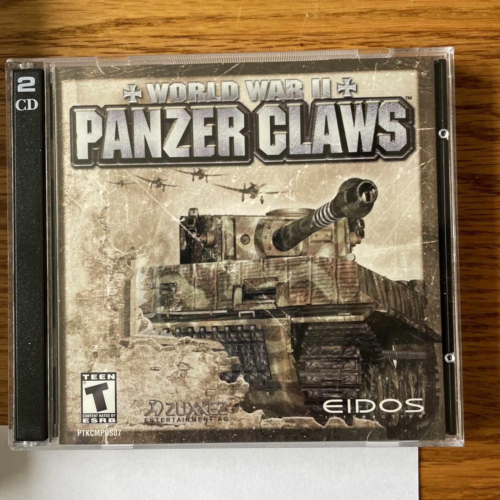World War II Panzer Claws PC GAME Very Good Condition