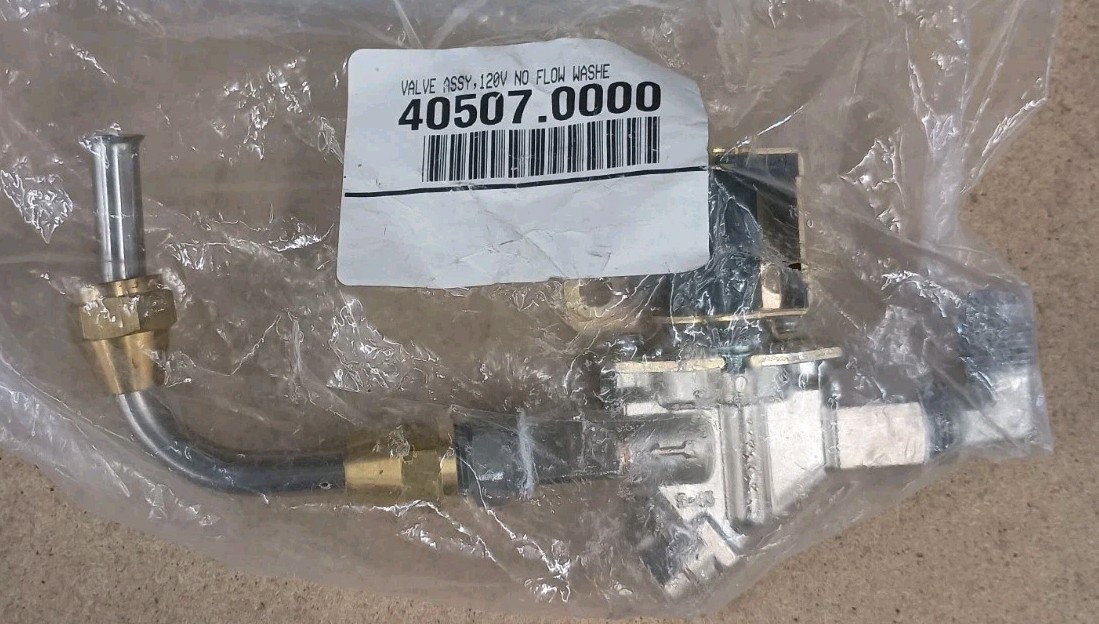 Bunn Valve Assembly 40507 40507.0000 120v No Flow Washe