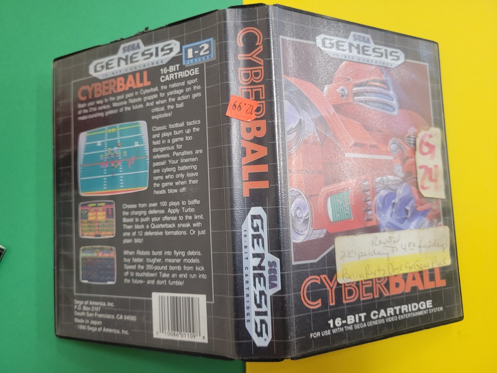 SEGA Genesis Cyberball Case Only