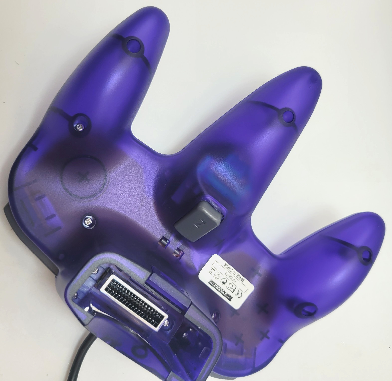 Nintendo 64 Wired Controller for N64 - TeknoGame® - Clear Grape Purple - NEW!