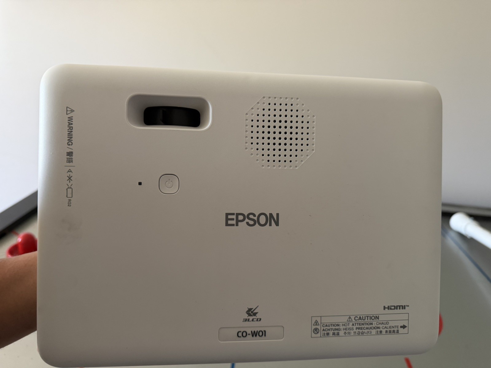 Epson EpiqVision Flex CO-W01 Portable Projector 3-Chip 3LCD, 3000 Lumens