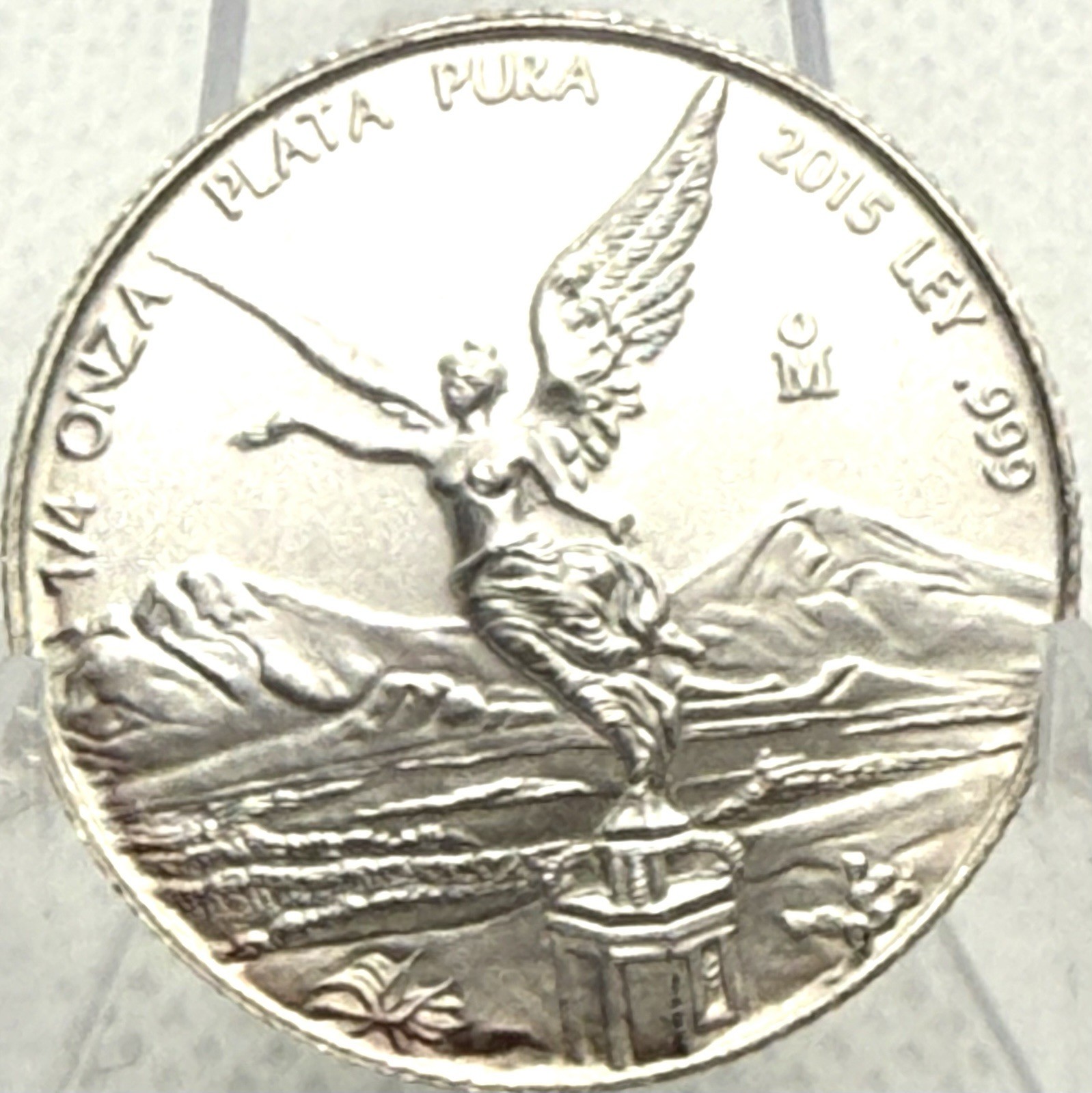 Mexico 2015 1/4 Onza Libertad Silver Coin 0.999 Fineness Uncertified