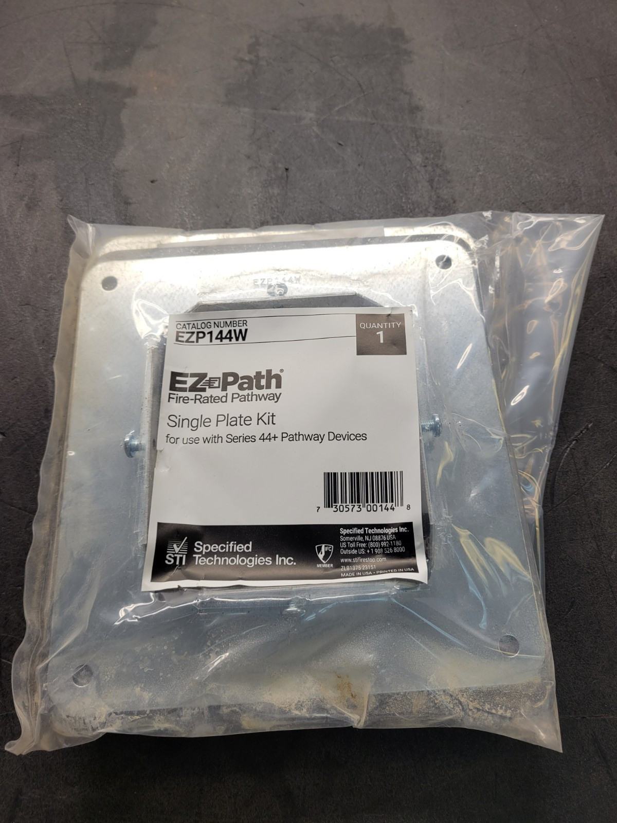 STI EZP144W Single Plate Kit.