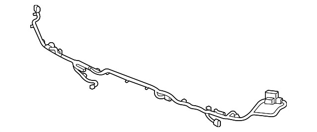 Genuine GM Rear Object Alarm Sensor Wiring Harness 23316326