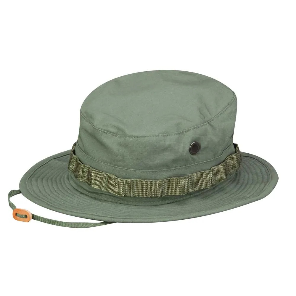 Propper® Boonie Hat 100% Cotton Ripstop– Wide Brim & Chin Strap Military Hat