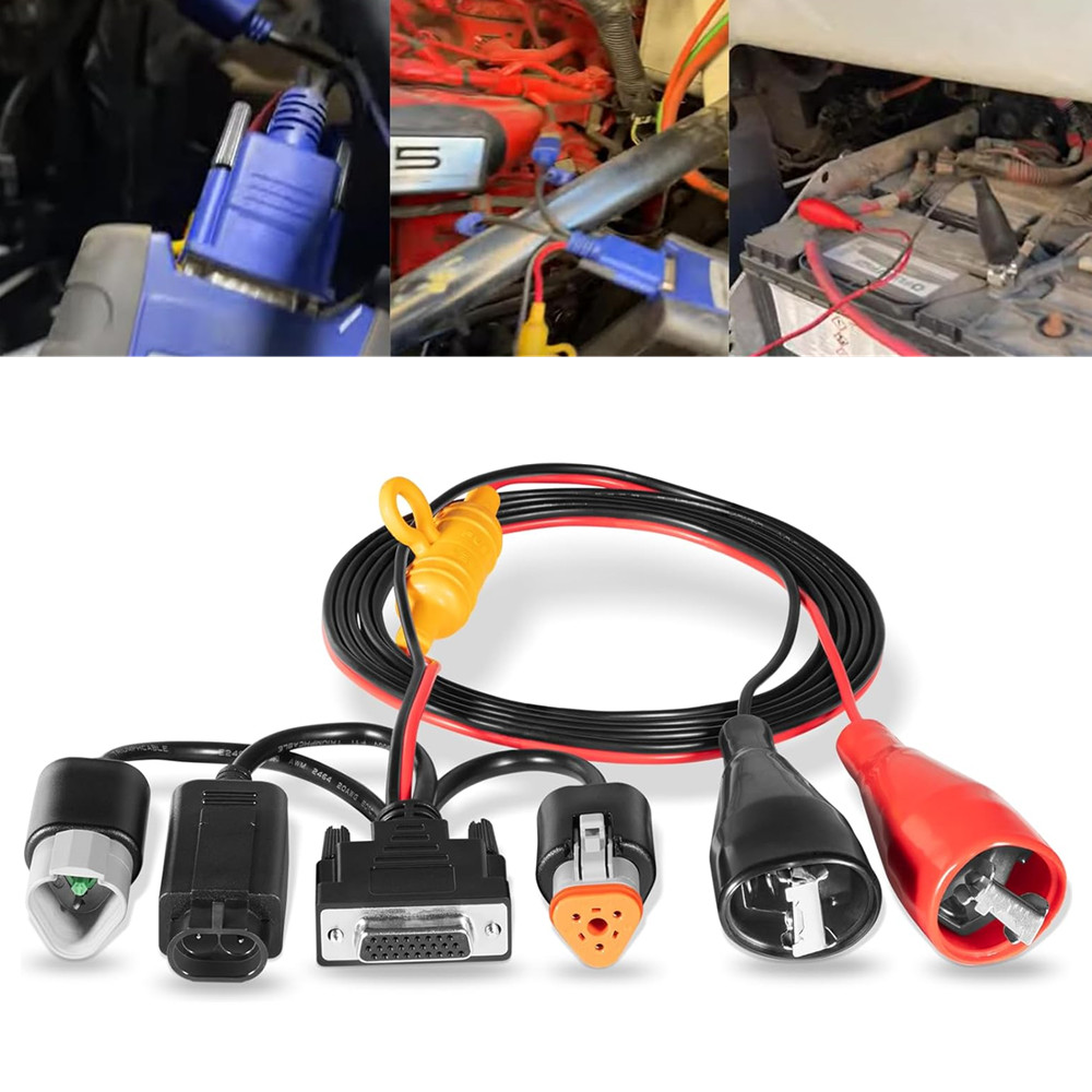 493033 3-Pin Deutsch 2-Pin Cummins Adapter For Nexiq USB Link 2&3, Cummins J1939