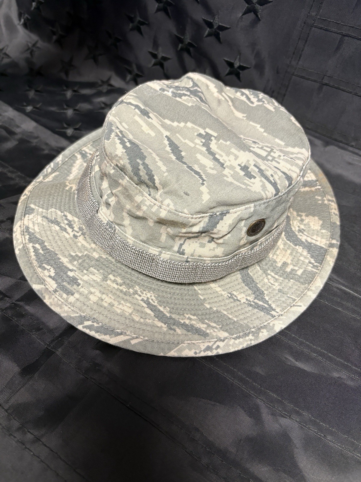 USAF ABU Digital Tiger Stripe Boonie Hat Size 7 Small Military