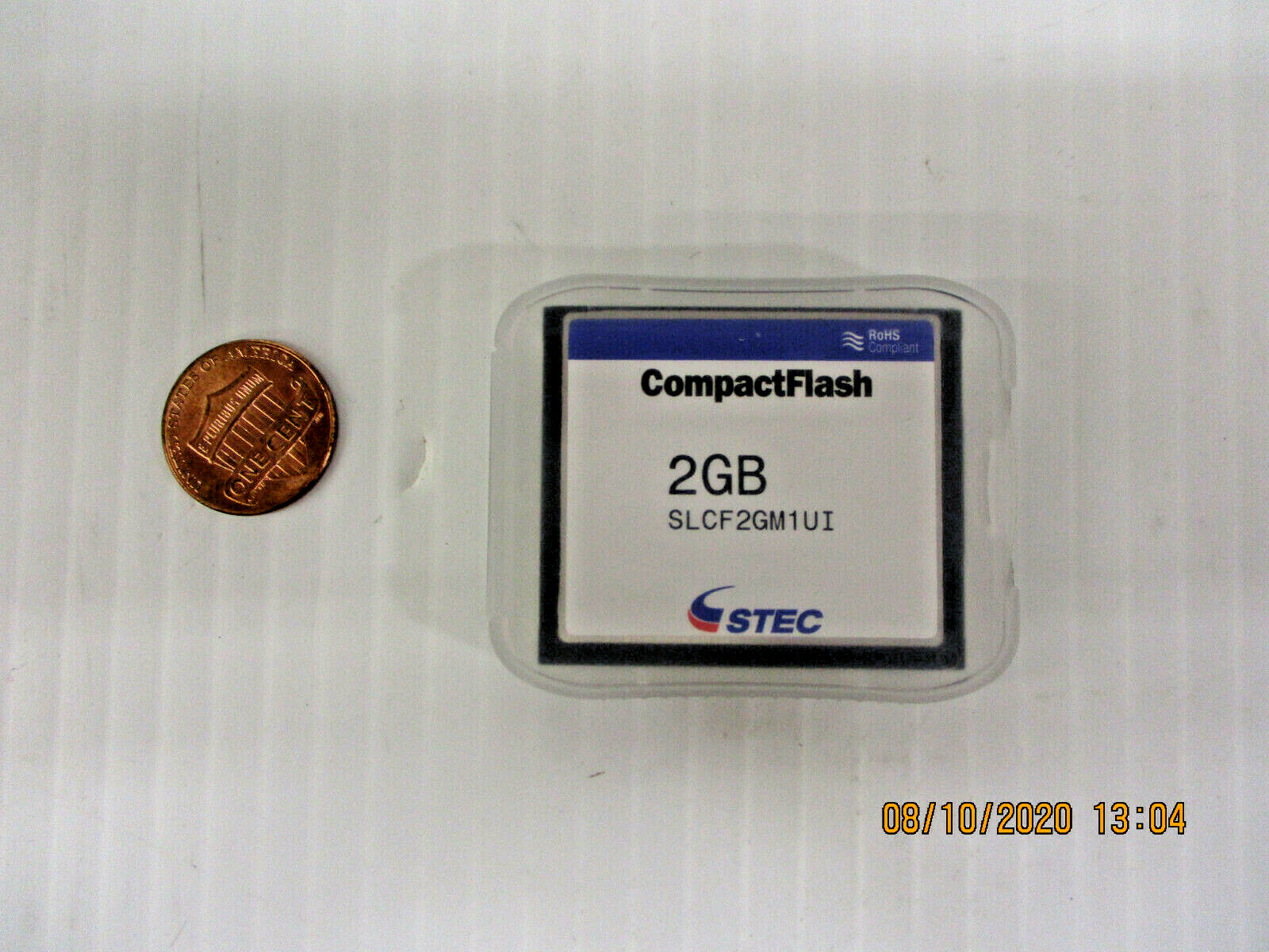 New, Silicon System SLCF2GM1UI STEC 2GP Compact flash, Temperature Grade