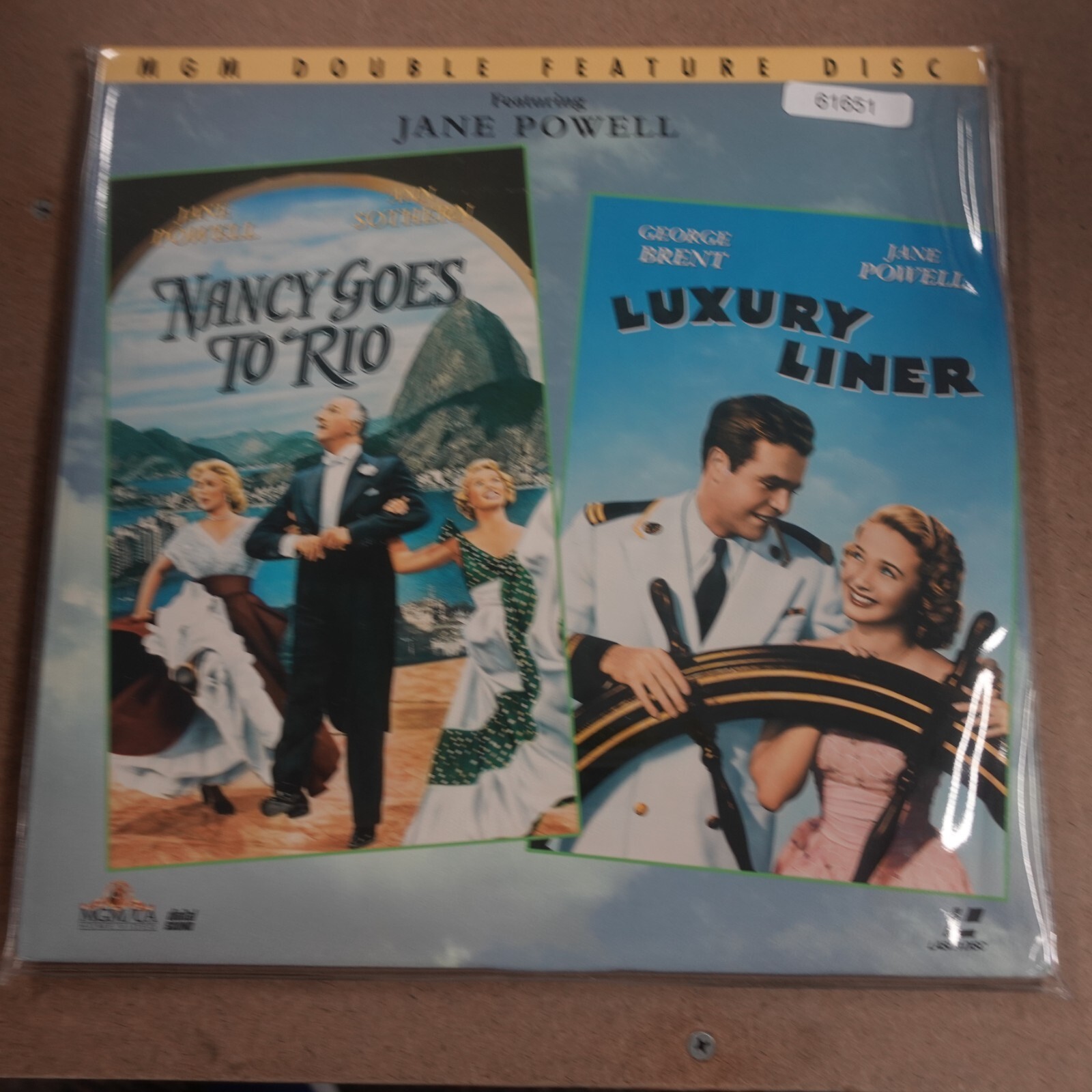 Nancy Goes To Rio Luxury Liner Laserdisc Ld Movie