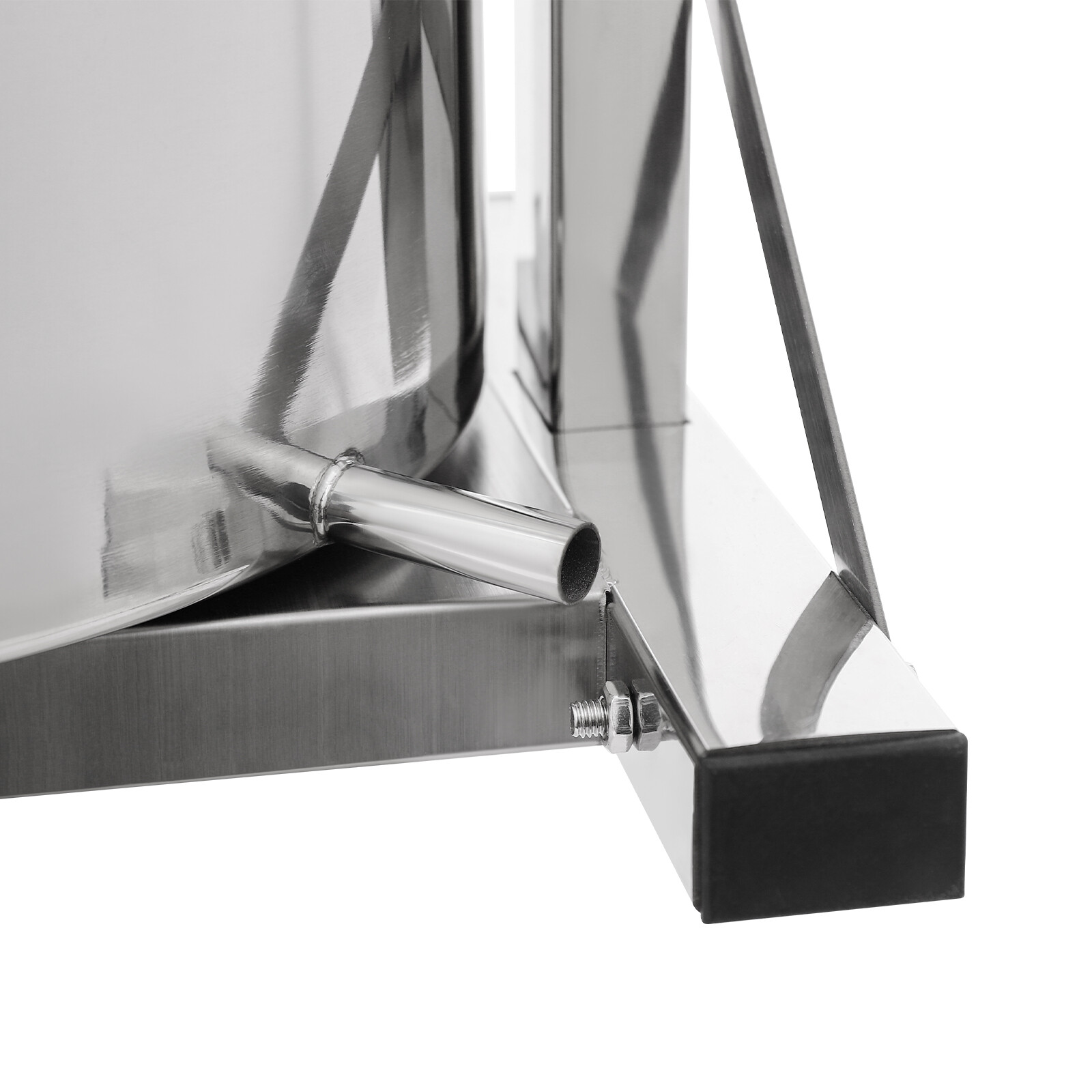Fruit Wine Press, Stainless Steel Hydraulic Jack Press Extractor Silver