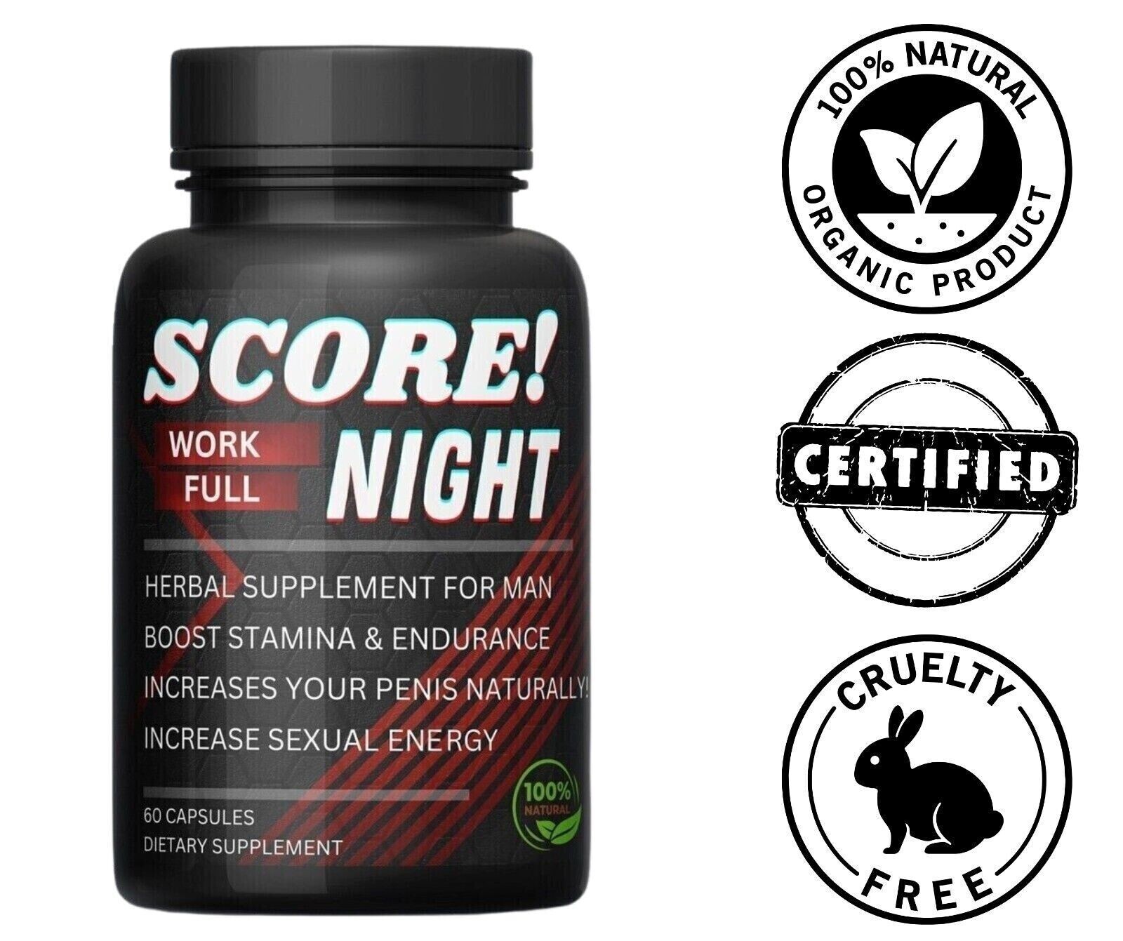 60 GIRTHY BANANA Best Herbal Male Stay Hard Enhancement Pills to last longer